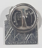 Coquitlam 1891-1991 100 Years Fishing Themed 1/4" x 5/8" Enamel Metal Lapel Pin