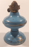 Antique P&A Acorn Blue Small 4 1/2" Tall Kerosene Oil Lamp Lantern