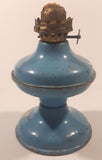 Antique P&A Acorn Blue Small 4 1/2" Tall Kerosene Oil Lamp Lantern