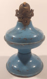 Antique P&A Acorn Blue Small 4 1/2" Tall Kerosene Oil Lamp Lantern