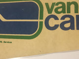 Vintage Original 1970 NHL Services Vancouver Canucks NHL Ice Hockey Team Full Size 30" Long Felt Pennant