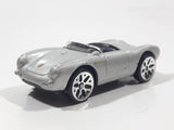 Maisto Porsche 550 A Spyder Silver Grey 1/64 Scale Die Cast Toy Car Vehicle