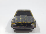 Vintage 1979 Hot Wheels Turismo Yellow (Painted Black) Purple Interior Die Cast Toy Car Vehicle