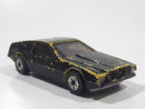 Vintage 1979 Hot Wheels Turismo Yellow (Painted Black) Purple Interior Die Cast Toy Car Vehicle