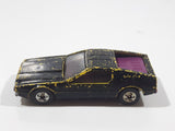 Vintage 1979 Hot Wheels Turismo Yellow (Painted Black) Purple Interior Die Cast Toy Car Vehicle