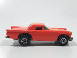 1987 Hot Wheels Color Racers '57 T-Bird 1957 Ford Thunder Bird Pink Peach Orange Die Cast Toy Car Vehicle