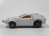 Vintage 1972 Lesney Matchbox Superfast No. 53 Tanzara White Die Cast Toy Car Vehicle Made in England