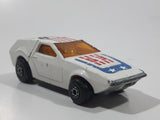 Vintage 1972 Lesney Matchbox Superfast No. 53 Tanzara White Die Cast Toy Car Vehicle Made in England