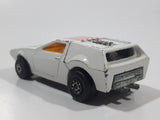 Vintage 1972 Lesney Matchbox Superfast No. 53 Tanzara White Die Cast Toy Car Vehicle Made in England