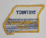 District Commander Club American Legion 2 1/8" x 3" Fabric Military Insignia Patch Badge