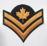 RCAC Royal Canadian Army Cadets Corporal 3 3/4" x 4" Fabric Military Insignia Patch Badge