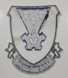 U.S. Army 503rd Infantry Regiment The Rock Blue and White 3 1/4" x 3 1/4" Fabric Military Insignia Patch Badge