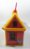 2008 Mattel Fisher Price Play Family Fire Station Toy Plastic Container with Handle