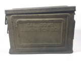 Vintage WWII Cal. .30 Crown M1 USA Military Embossed Lettering Ammunition Box