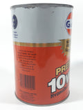 Vintage Gulf Saves Fuel Premium 10w30 Super Hydro Treated 1 Litre Motor Oil Metal Can FULL