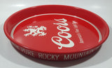 Vintage Coors America's Fine Light Beer 13" Diameter Round Metal Red Beverage Serving Tray
