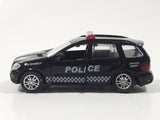 MiniAuto 6401H Police Special Agent Black Pull Back Die Cast Toy Car Vehicle with Opening Doors