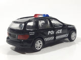 MiniAuto 6401H Police Special Agent Black Pull Back Die Cast Toy Car Vehicle with Opening Doors