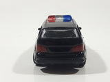 MiniAuto 6401H Police Special Agent Black Pull Back Die Cast Toy Car Vehicle with Opening Doors