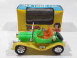 Vintage Prosperity Toys Old Timer Car No. 843 Green Plastic Toy Car Vehicle Made in Hong Kong New in Box