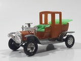 Vintage Prosperity Toys Old Timer Car No. 846 Brown Plastic Toy Car Vehicle Made in Hong Kong New in Box