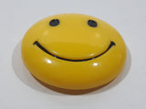 Yellow Smiley Face 1 3/4" Round 3D Fridge Magnet