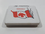 Nanaimo BC Canada Flag Themed 2 3/8" x 2 3/8" Ceramic Tile Trivet Fridge Magnet