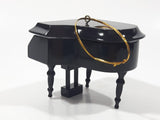Baby Grand Piano with Opening Top Wood Hanging Christmas Tree Ornament