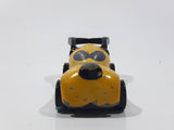 2001 Hasbro Disney Wild Racers Pluto Yellow Die Cast Toy Car Vehicle