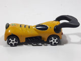2001 Hasbro Disney Wild Racers Pluto Yellow Die Cast Toy Car Vehicle