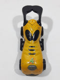 2001 Hasbro Disney Wild Racers Pluto Yellow Die Cast Toy Car Vehicle