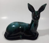 Vintage Blue Mountain Pottery Large 8 1/4" Long Laying Deer Animal Figurine Ornament