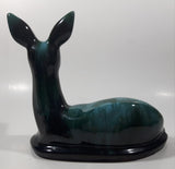 Vintage Blue Mountain Pottery Large 8 1/4" Long Laying Deer Animal Figurine Ornament