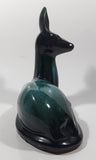 Vintage Blue Mountain Pottery Large 8 1/4" Long Laying Deer Animal Figurine Ornament