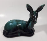 Vintage Blue Mountain Pottery Large 8 1/4" Long Laying Deer Animal Figurine Ornament