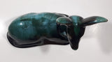 Vintage Blue Mountain Pottery Large 8 1/4" Long Laying Deer Animal Figurine Ornament