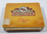 Vintage Ritmeester 20 Pikeur Mild Yellow Tin Metal Cigar Cigarette Case