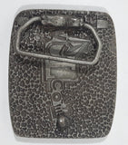 Volcom Pink Enamel Engraved Metal Belt Buckle