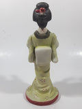 Vintage Japanese Lady 7" Tall Ceramic Figurine