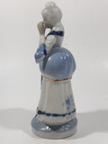 Vintage French Colonial Victorian Style Man and Woman 6" Tall Porcelain Figurine Set of 2
