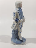Vintage French Colonial Victorian Style Man and Woman 6" Tall Porcelain Figurine Set of 2