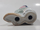 Vintage Japanese Geisha Girl with Instrument 6 1/4" Tall Lustre Lustreware Hand Painted Porcelain Figurine