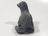 Vintage WE A Wolf Original Otter 3" Long Carved Soapstone Wildlife Figurine
