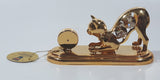 Crystal Temptations Strass Swarovski Crystal 24K Gold Plated Cat ST Clock
