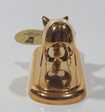 Crystal Temptations Strass Swarovski Crystal 24K Gold Plated Cat ST Clock