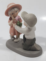 1998 Enesco Kim Anderson NBM Bahner Studios "One Of Life's Sweetest Moments... Is You At My Door" 4 1/2" Tall Porcelain Figurine Ornament