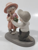 1998 Enesco Kim Anderson NBM Bahner Studios "One Of Life's Sweetest Moments... Is You At My Door" 4 1/2" Tall Porcelain Figurine Ornament