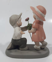1998 Enesco Kim Anderson NBM Bahner Studios "One Of Life's Sweetest Moments... Is You At My Door" 4 1/2" Tall Porcelain Figurine Ornament