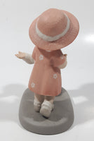 1998 Enesco Kim Anderson NBM Bahner Studios "One Of Life's Sweetest Moments... Is You At My Door" 4 1/2" Tall Porcelain Figurine Ornament
