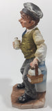 Rare Vintage KKC Japan Eaton Collection Milk Man 8" Tall Porcelain Figurine KE3237